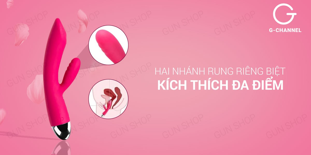 Dương vật giả Svakom Trysta Pink 35 chế độ rung cao cấp sạc tiện lợi