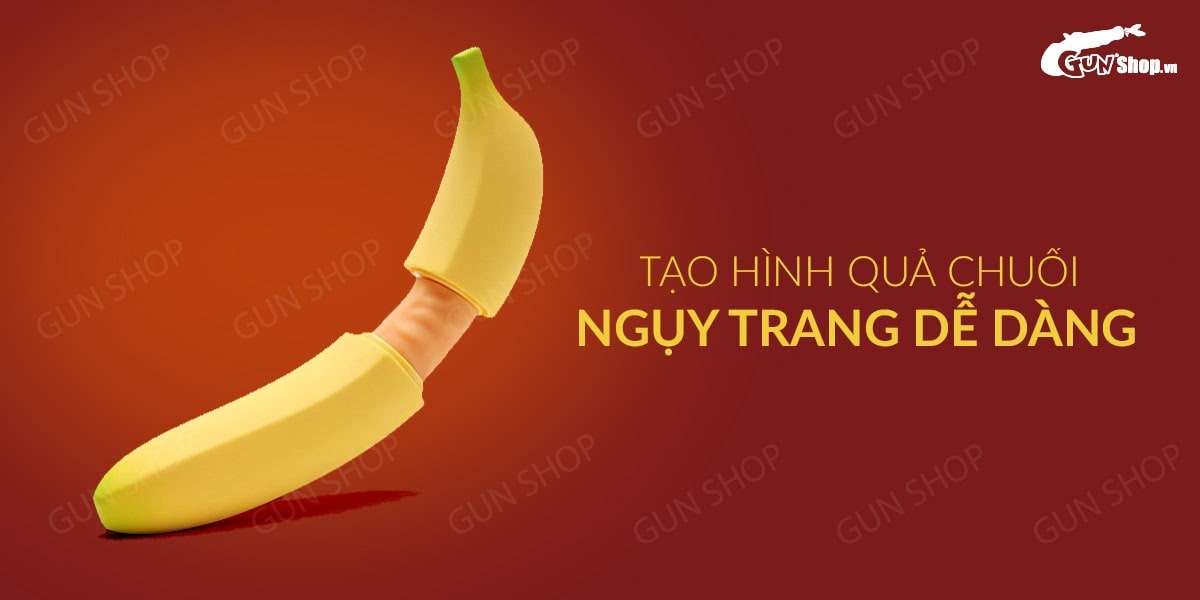 Nhập sỉ Dương vật giả rung ngụy trang hình trái chuối - Moylan  hàng mới về