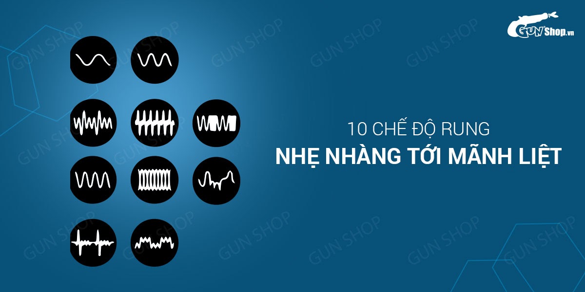 Que rung hậu môn 10 chế độ pin siêu mạnh Lovetoy kích thích phê