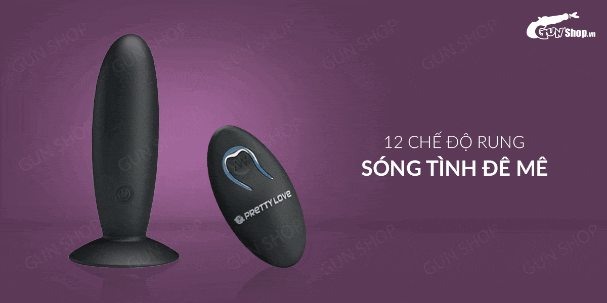 Que rung hậu môn 12 chế độ điều khiển từ xa sang trọng kích thích