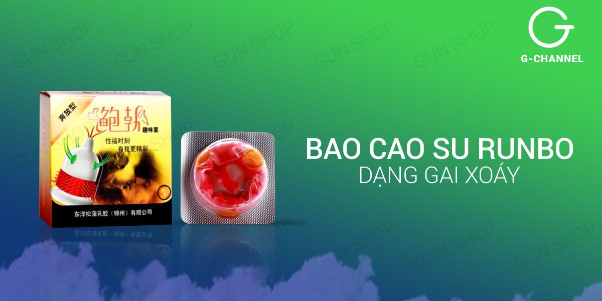 Bao Cao Su Runbo Gân Gai Kích Thích - Bộ 3 Hộp Đơn Siêu Hót