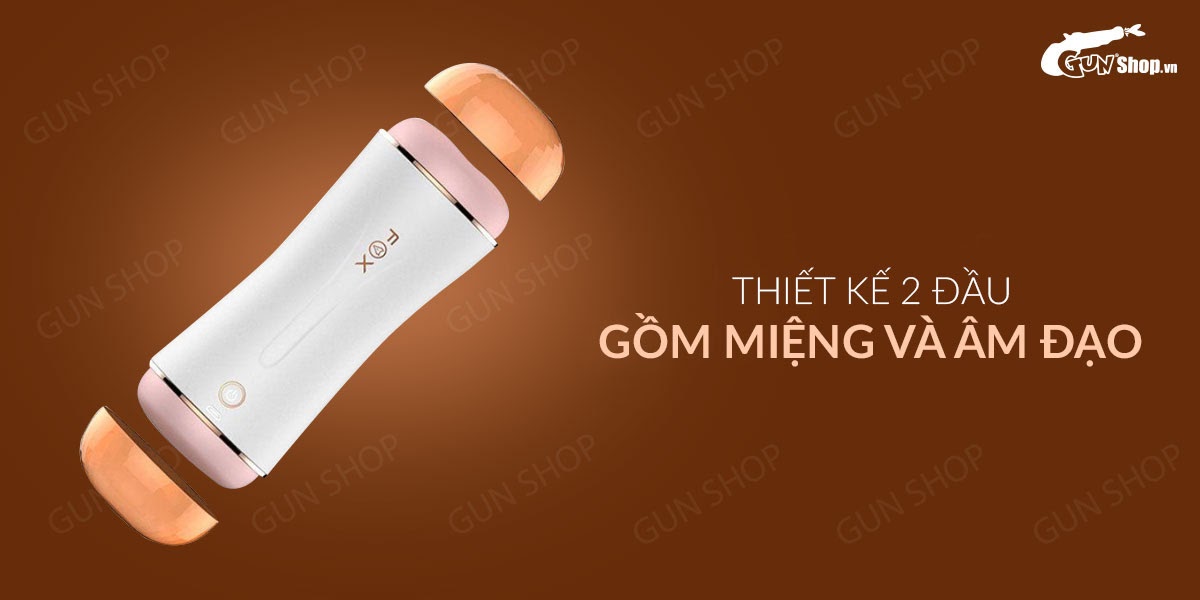 So sánh Âm đạo giả 2 đầu rung và rên dùng sạc - Fox Honour VS2  giá tốt