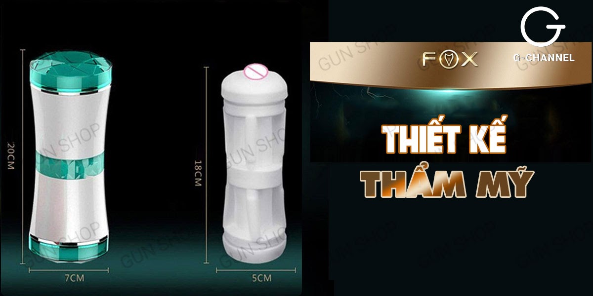 Review Âm đạo giả 2 đầu siêu mịn đàn hồi cao - Fox Honour  mới nhất