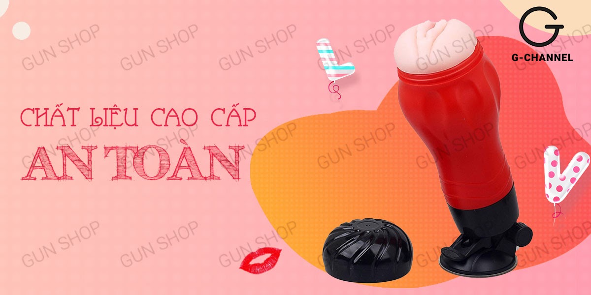 Âm đạo giả dính tường 12 chế độ rung mạnh mẽ kích thích