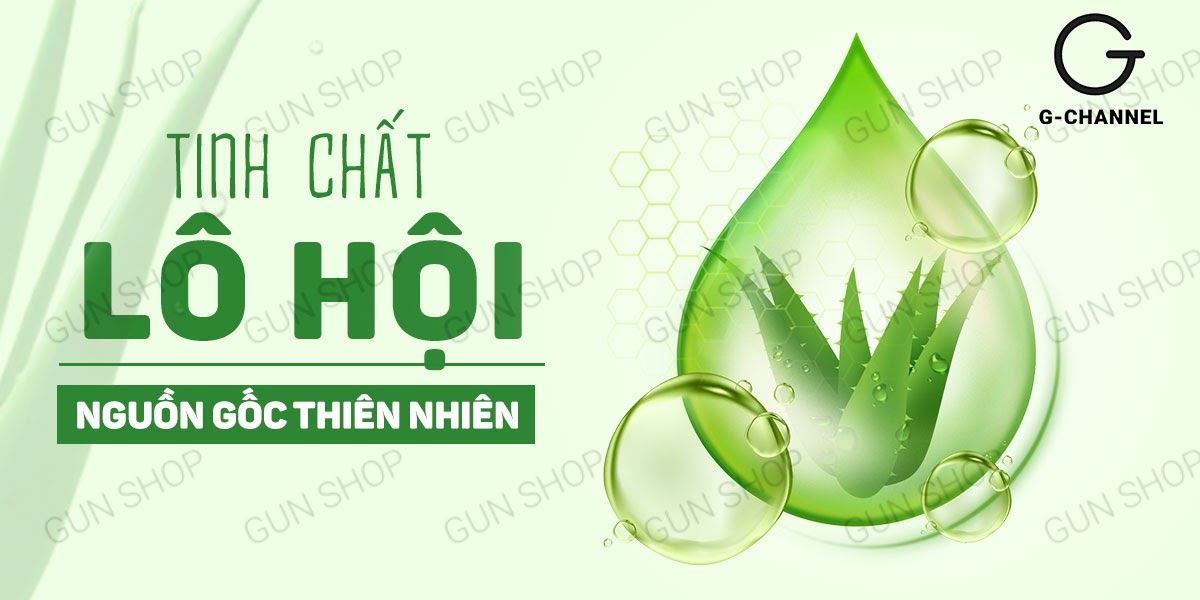 Gel Bôi Trơn Lexy Aloe 55ml - Lô Hội Dưỡng Ẩm Mềm Mịn Da