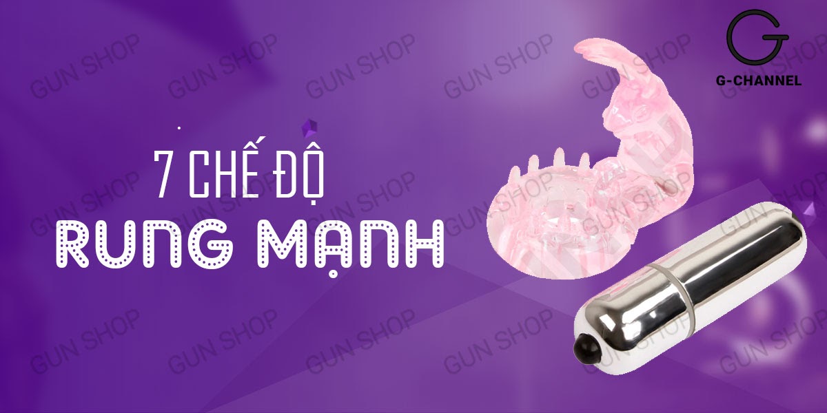 Vòng Rung Tình Yêu Rabbit Kích Thích Khoái Cảm Mạnh Mẽ