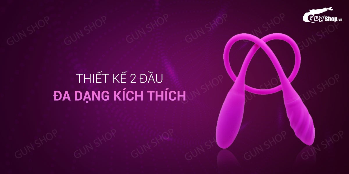 Bán Trứng rung 2 đầu 7 chế độ rung dùng sạc - Pretty Love Snaky Vibe  loại tốt