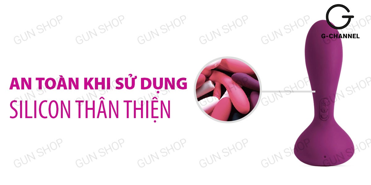 Trứng rung Svacom điều khiển từ xa sạc điện kích thích điểm G, hậu môn