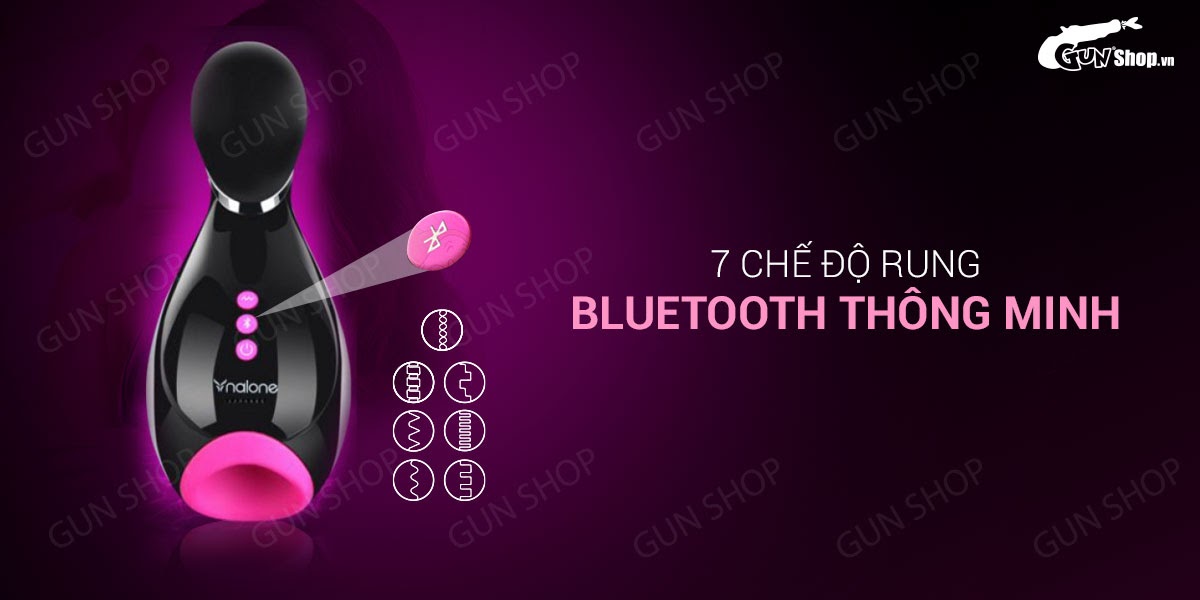 Âm đạo giả rung liếm 7 chế độ Bluetooth tăng khoái cảm