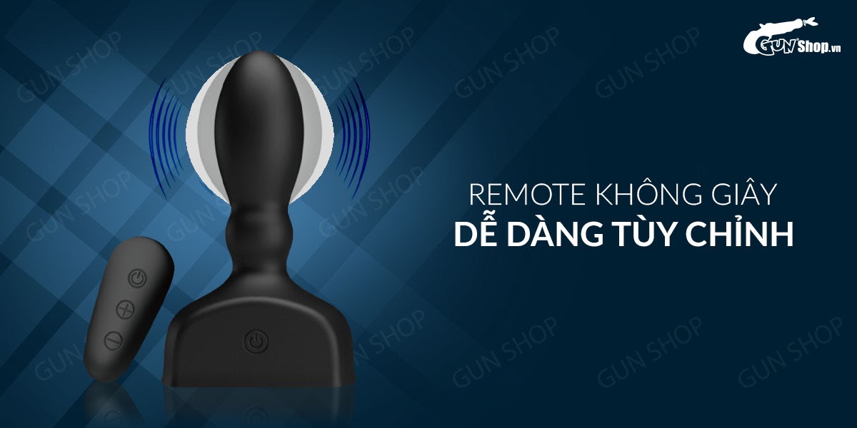 Trứng rung hậu môn 12 chế độ sạc tiện lợi tăng khoái cảm