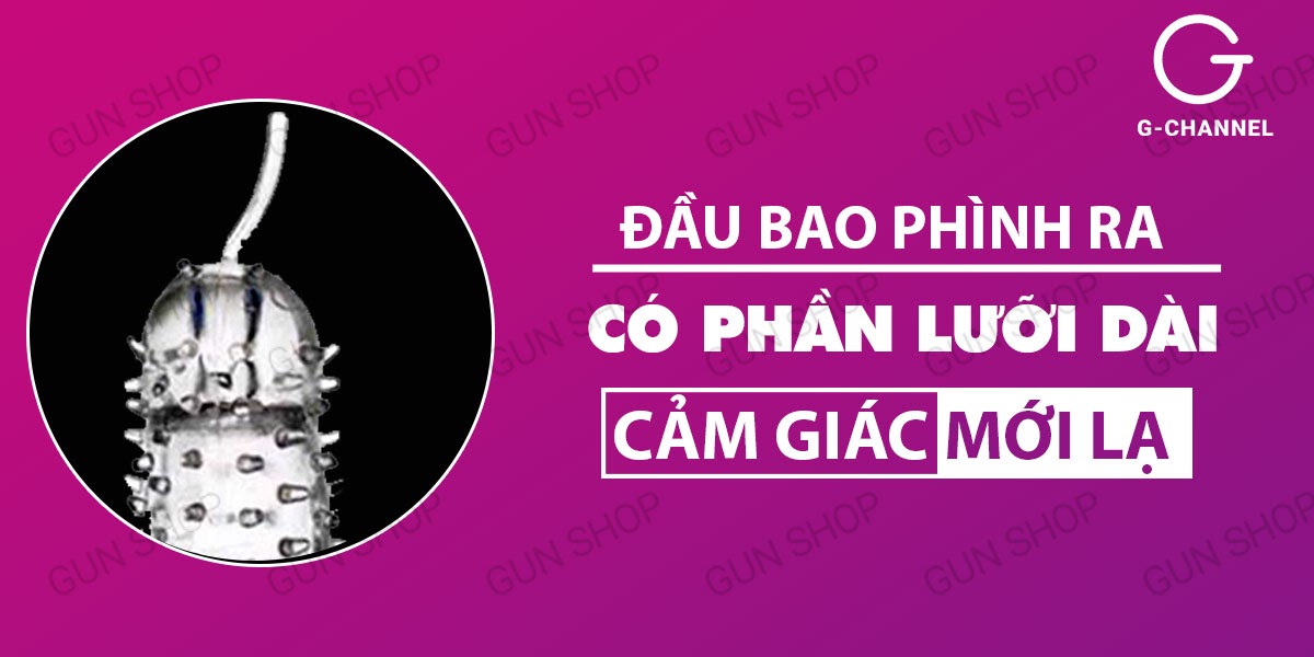 Bao cao su Baile Sâu róm tăng kích thước đôn dên siêu nhạy