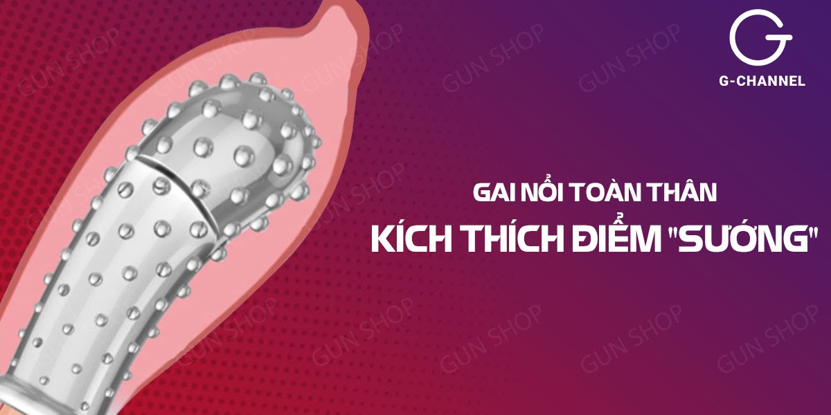 Giá sỉ Bao cao su ngón tay G-spot 1 - Gai nổi toàn thân - Hộp 1  chính hãng