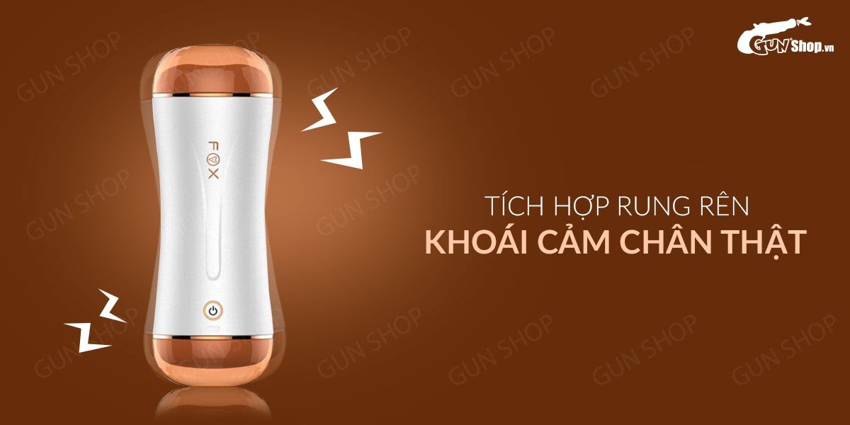 So sánh Âm đạo giả 2 đầu rung và rên dùng sạc - Fox Honour VS2  giá tốt