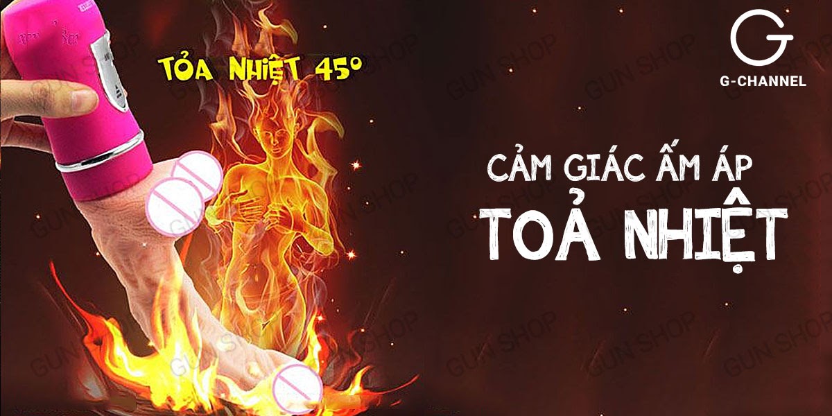 Dương vật giả Ailighter cao cấp rung thụt toả nhiệt chân thực