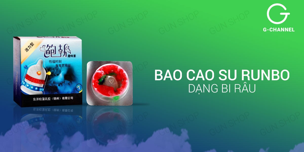 Bao Cao Su Runbo Gân Gai Kích Thích - Bộ 3 Hộp Đơn Siêu Hót