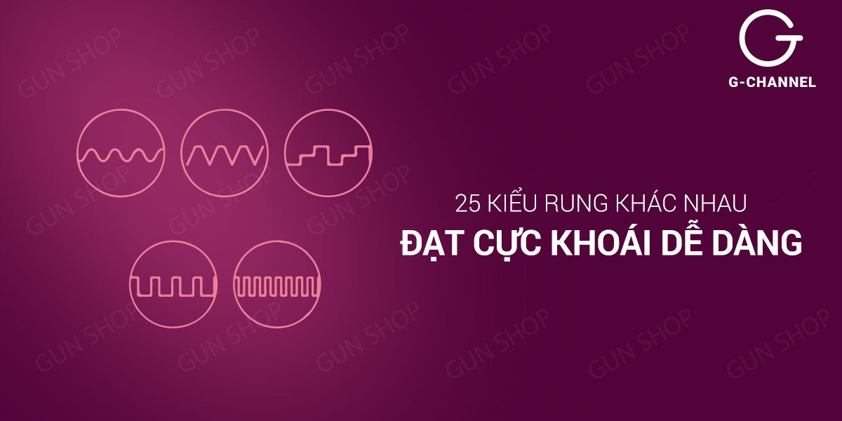 Máy kích thích điểm G Svakom Keri 5 chế độ rung mạnh - Khám phá đam mê