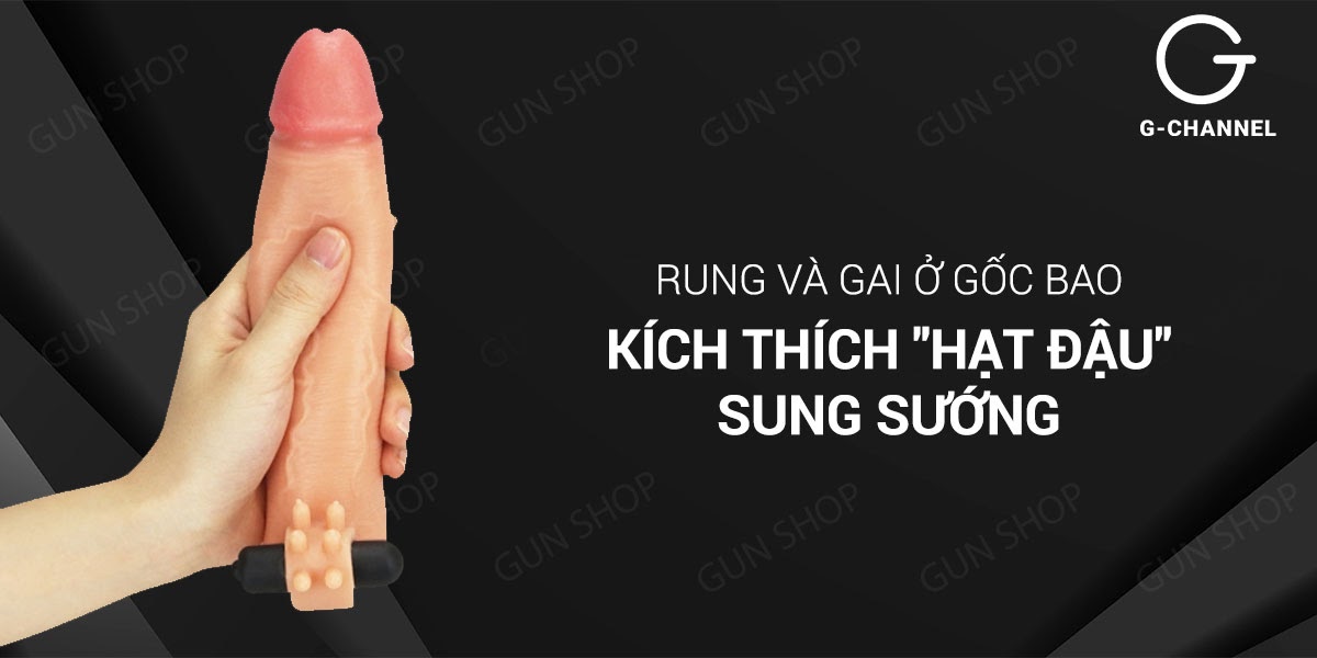 Bao cao su rung tăng 38mm Lovetoy Nature Extender siêu kích thích
