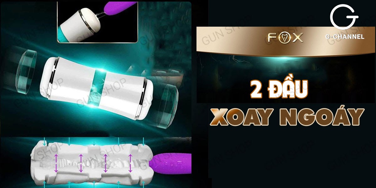 Review Âm đạo giả 2 đầu siêu mịn đàn hồi cao - Fox Honour  mới nhất
