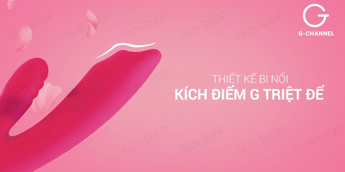 Dương vật giả Svakom Trysta Pink 35 chế độ rung cao cấp sạc tiện lợi