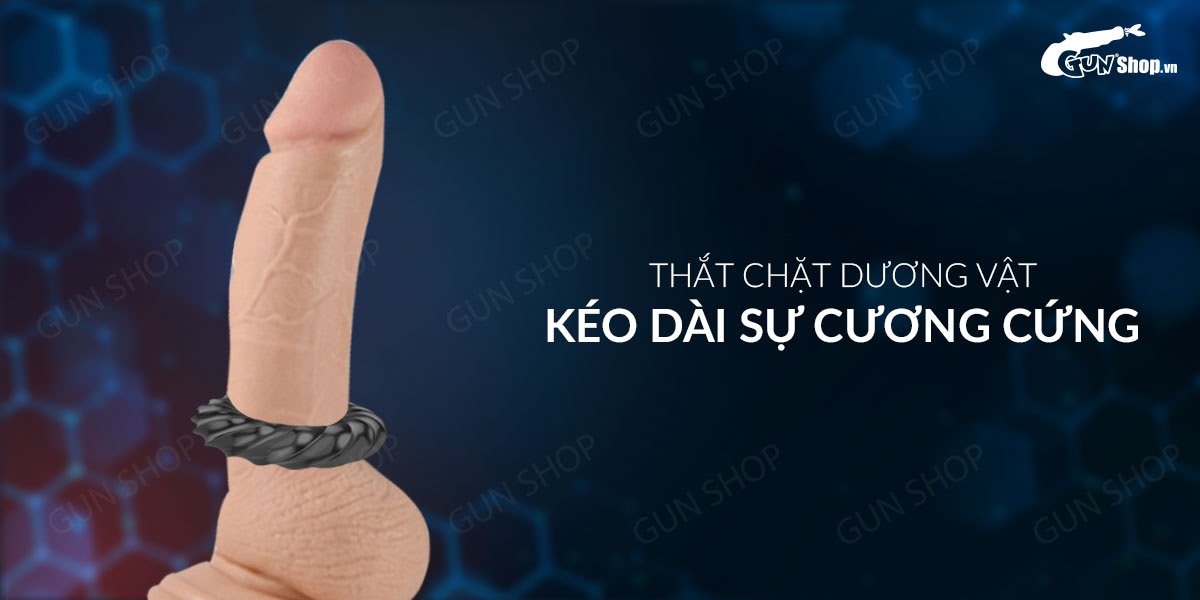 Phân phối Vòng đeo dương vật kéo dài thời gian trì hoãn xuất tinh 3D - Cock  chính hãng