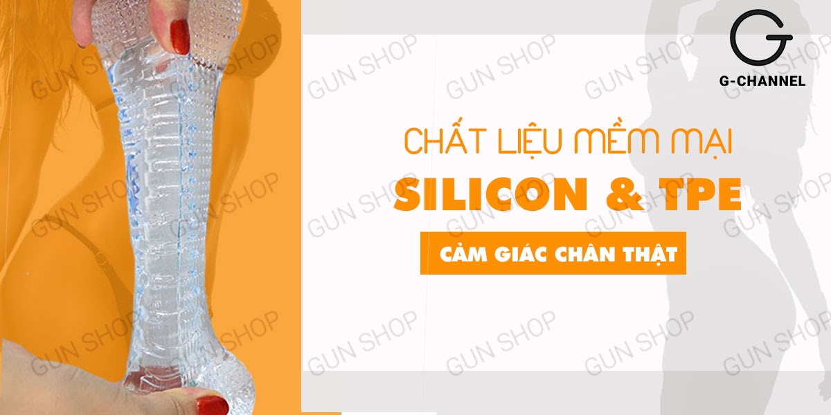 Âm đạo giả trong suốt Josens kích thích cực mạnh, siêu thực