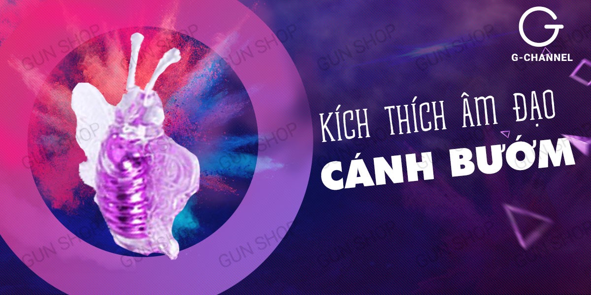 Dương vật giả cánh bướm kích thích 8 chế độ rung sạc điện