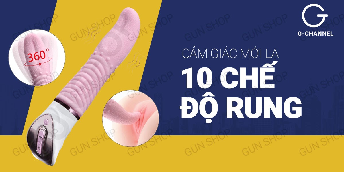 Lưỡi rung phát nhiệt 10 chế độ sạc điện TSN Joker Tongue kích thích
