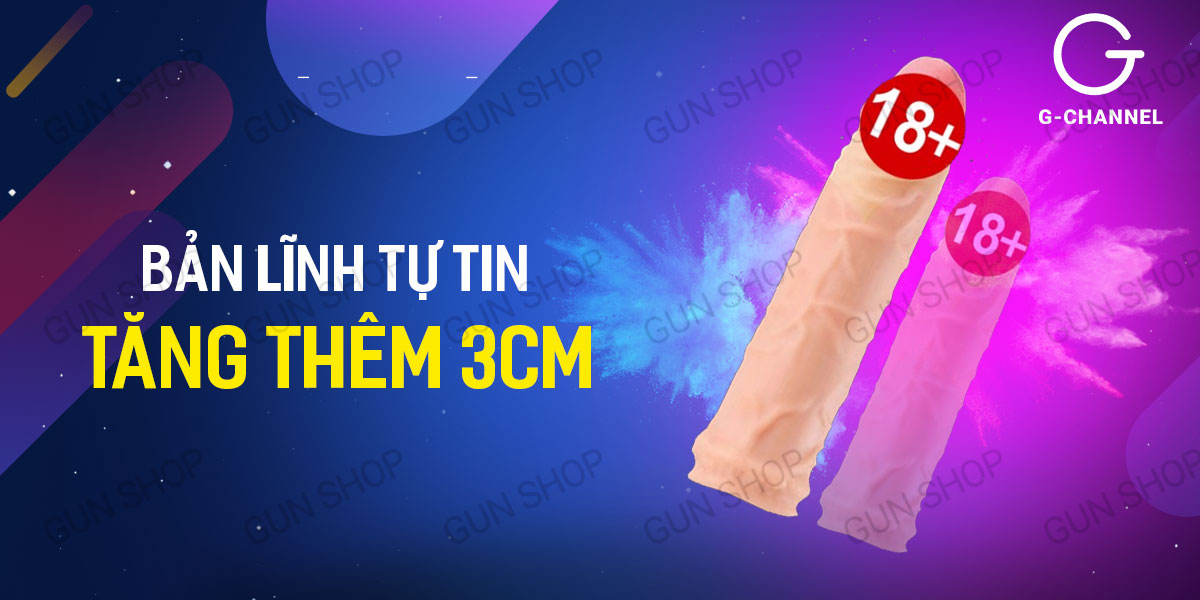 Bao cao su đôn dên Yeain Maxman tăng 3cm kích thích mạnh mẽ