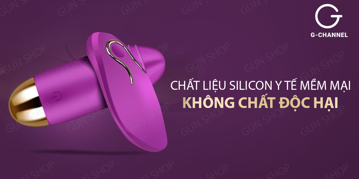 Trứng Rung Điều Khiển Không Dây Pin Sạc Đa Chế Độ Hút Mạnh