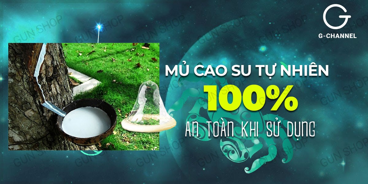 Bao cao su Ropockon mỏng 0.03mm vị dâu Hộp 12 siêu mềm mại kích thích