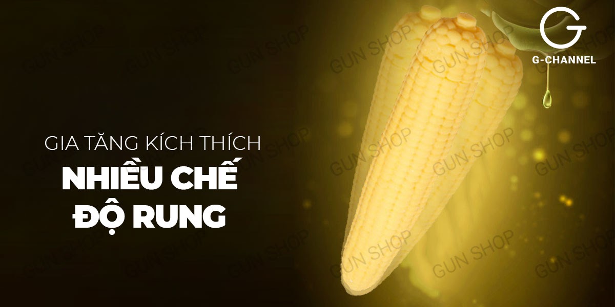 Địa chỉ bán Dương vật giả rung hình trái bắp đa chế độ rung sạc điện - Wistone  cao cấp
