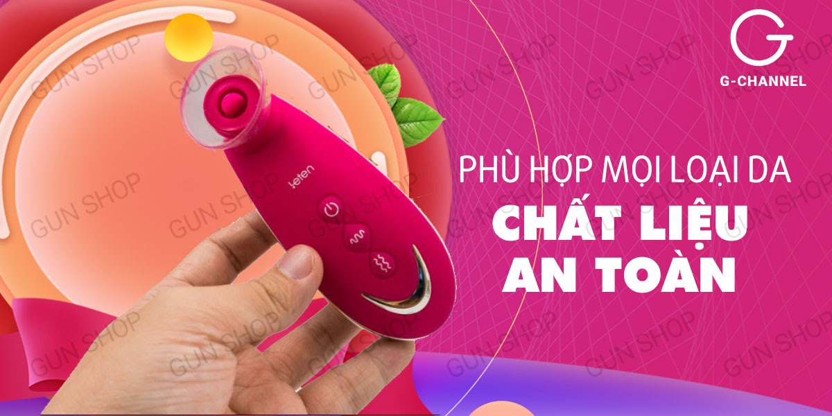 Review Máy rung massage kích thích âm đạo có lưỡi giả hút liếm - Leten Sucker  cao cấp