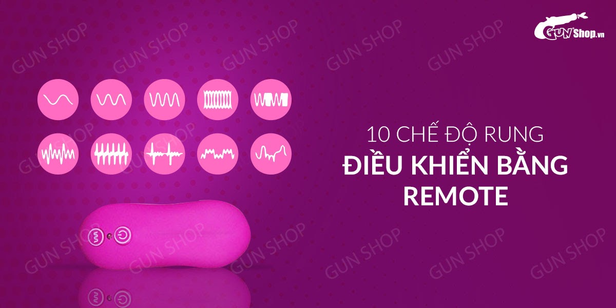 Que rung hậu môn Aphrodisia 10 chế độ siêu mạnh pin tiện lợi