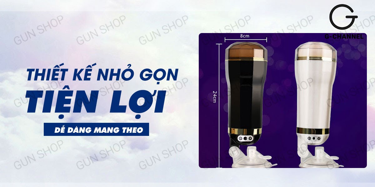Âm đạo giả cao cấp sạc điện rung mạnh có âm thanh thật HX