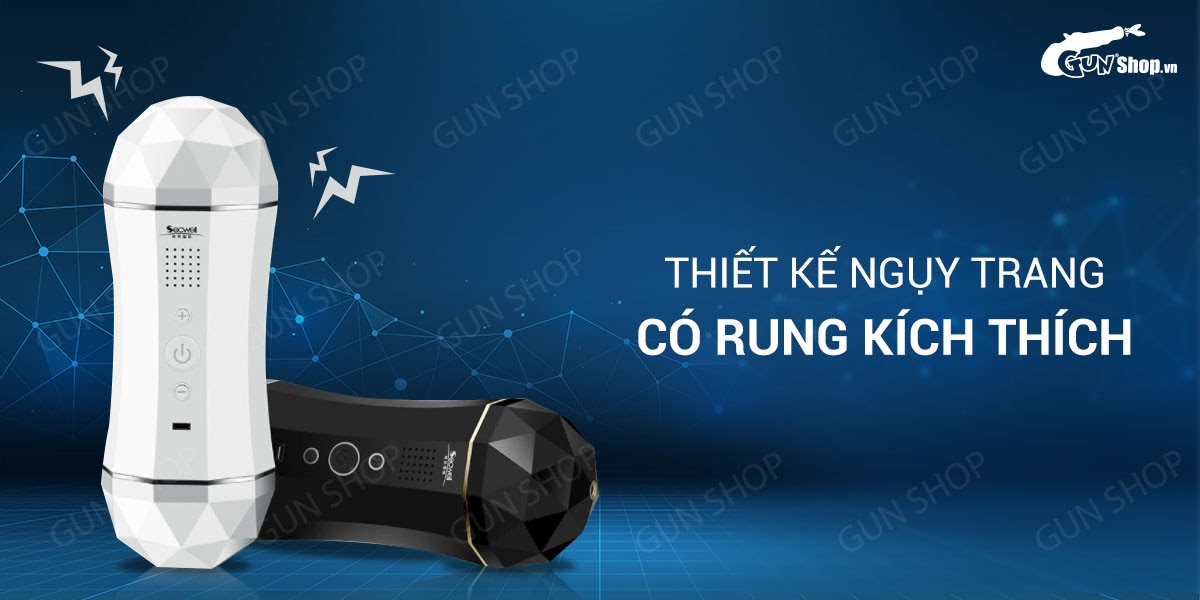 Âm đạo giả Secwell 2 đầu rung mạnh ôm sát thật nhất