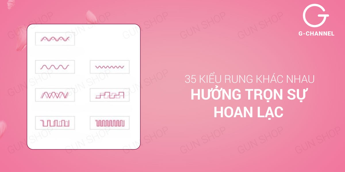 Dương vật giả Svakom Trysta Pink 35 chế độ rung cao cấp sạc tiện lợi