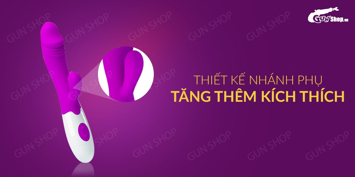 Dương vật giả Pretty Love Snappy nhiều chế độ rung hút cực đã