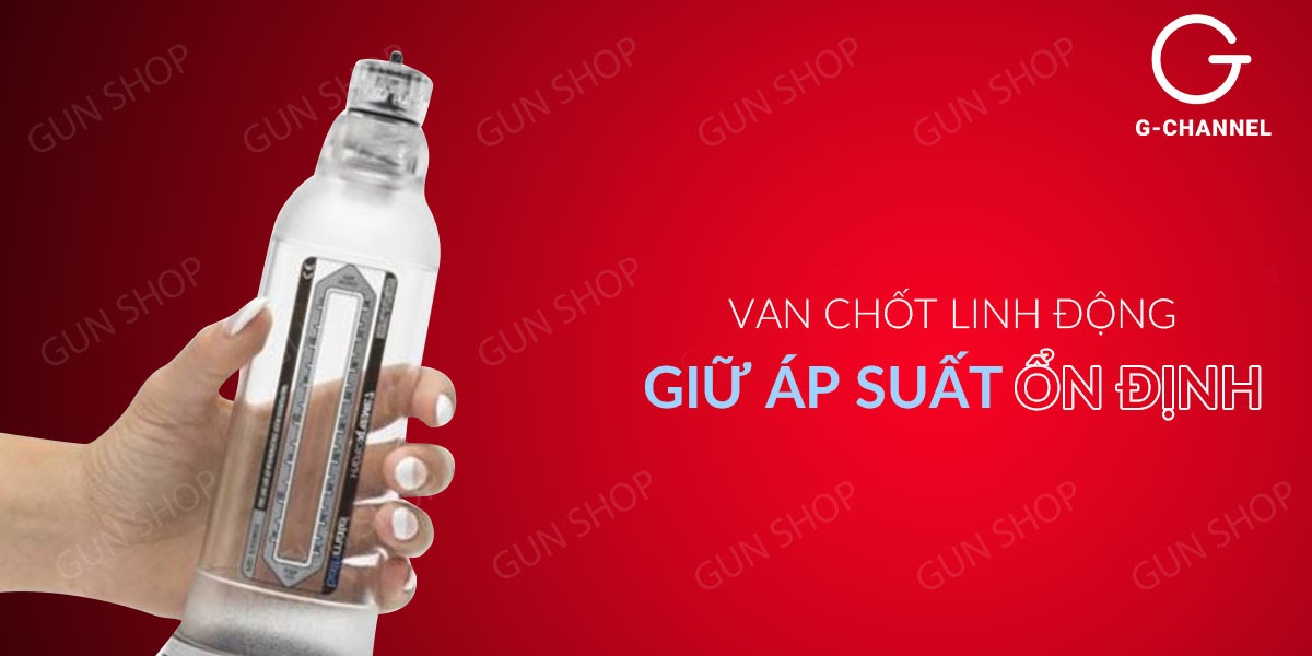 Bảng giá Máy tập tăng kích thước dương vật dùng áp suất nước - Hydromax X30  giá tốt