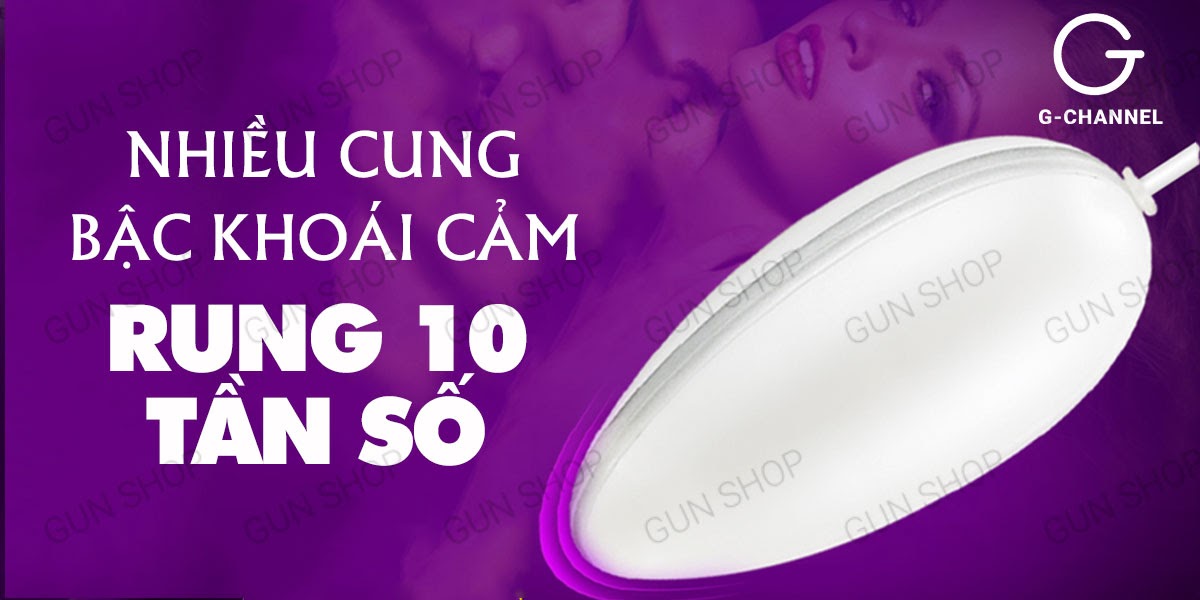 Trứng rung sạc 1 đầu Loveaider Sharp siêu mạnh đa chế độ