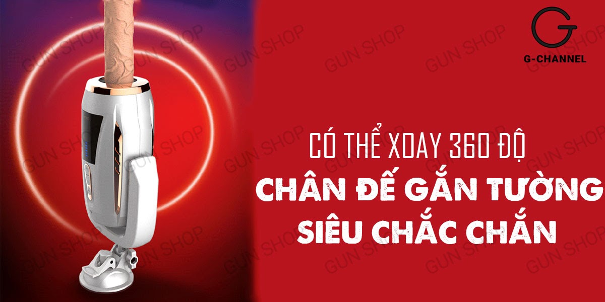 Dương Vật Giả Gắn Tường 360 Độ Rung Thụt Mạnh Tỏa Nhiệt Leten