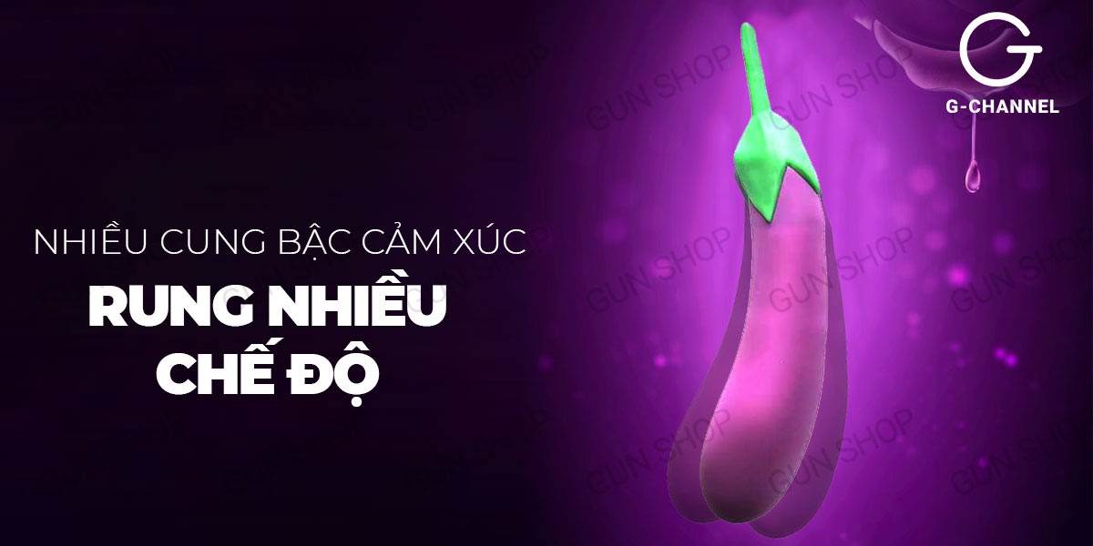 Bỏ sỉ Dương vật giả ngụy trang đa chế độ rung hình quả cà tím - Wistone  giá sỉ