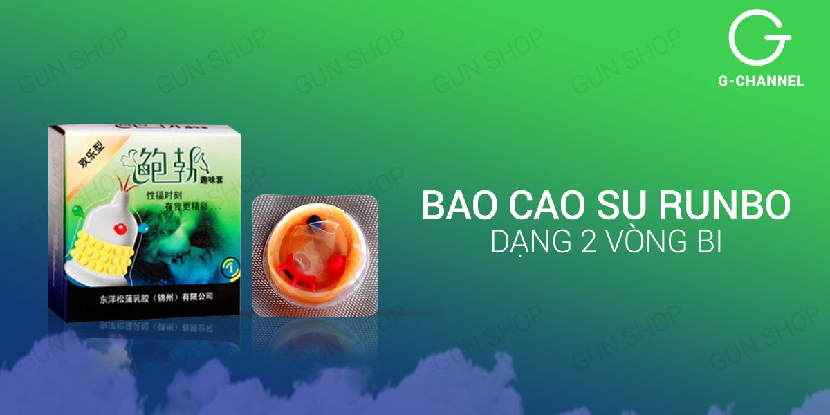 Bao Cao Su Runbo Gân Gai Kích Thích - Bộ 3 Hộp Đơn Siêu Hót