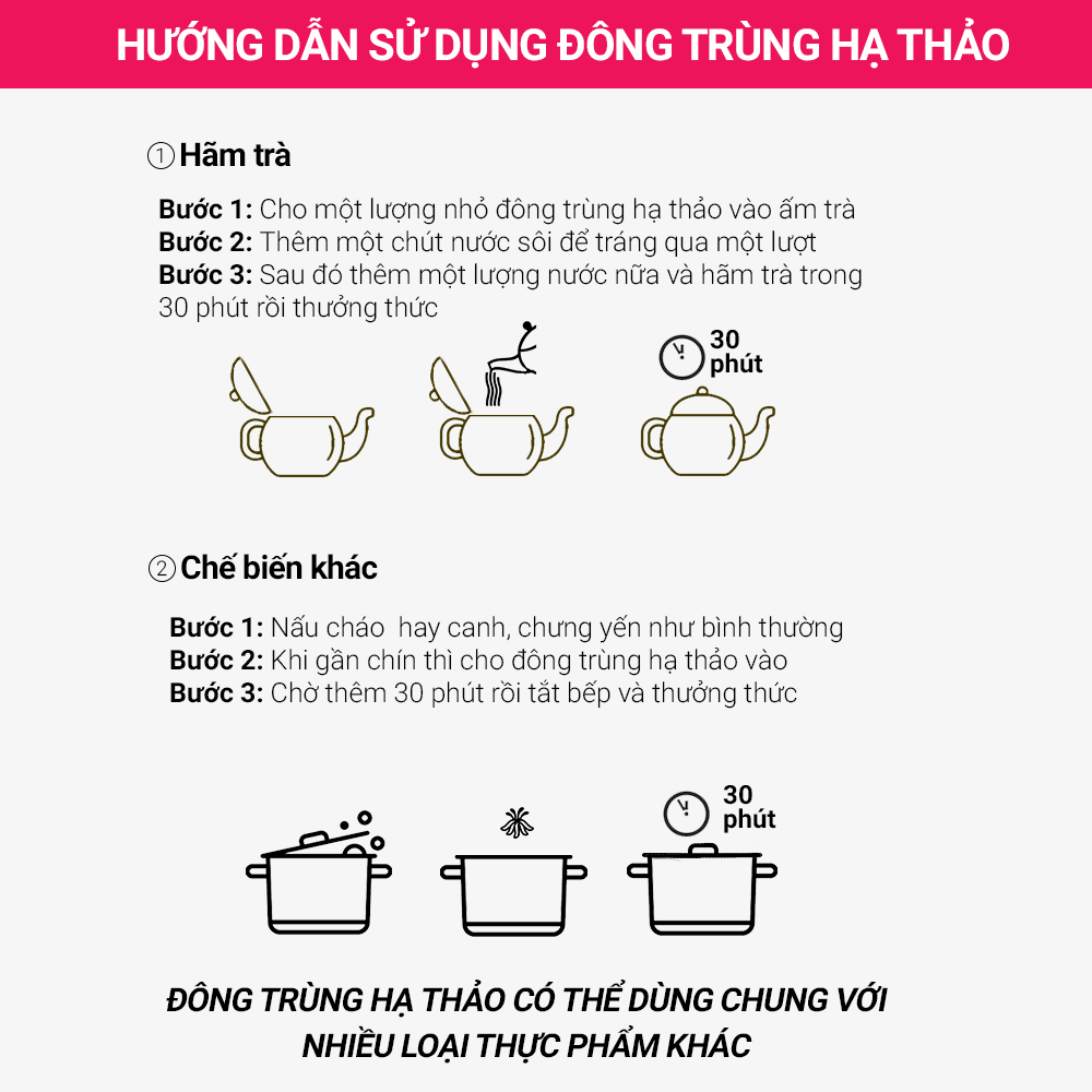 Đông trùng hạ thảo Toro nguyên sợi sấy thăng hoa tăng sức khỏe
