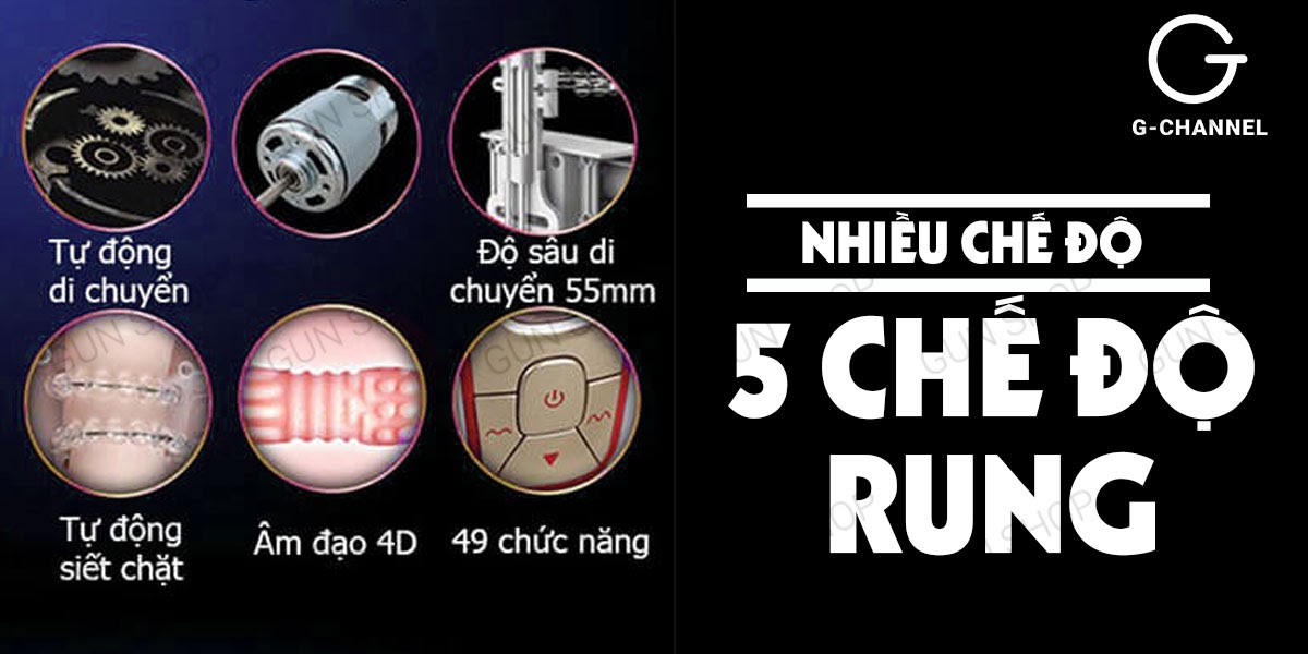 Âm đạo giả Leten 7 chế độ rung sạc nhanh mềm mại an toàn
