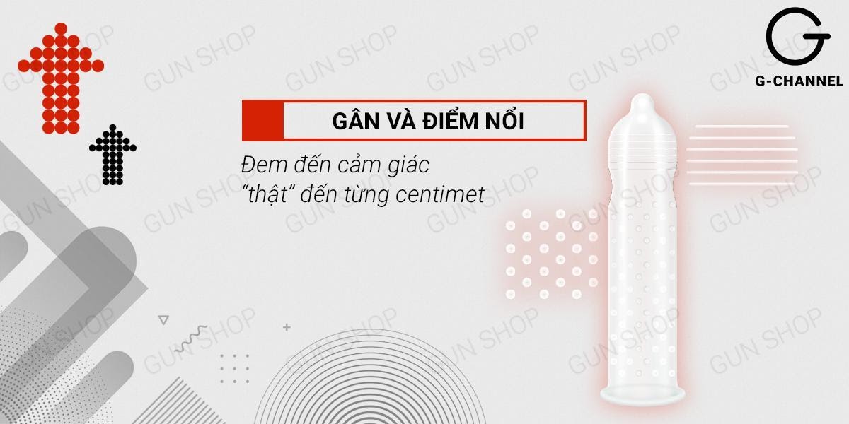 Bao cao su Azodra 4 in 1 Kéo dài thời gian Hộp 12 Siêu Mỏng