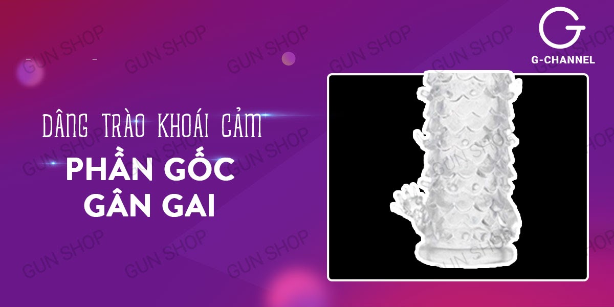 Bao Cao Su Đôn Dên Baile Vảy Cá Tăng Kích Thước & Cảm Giác