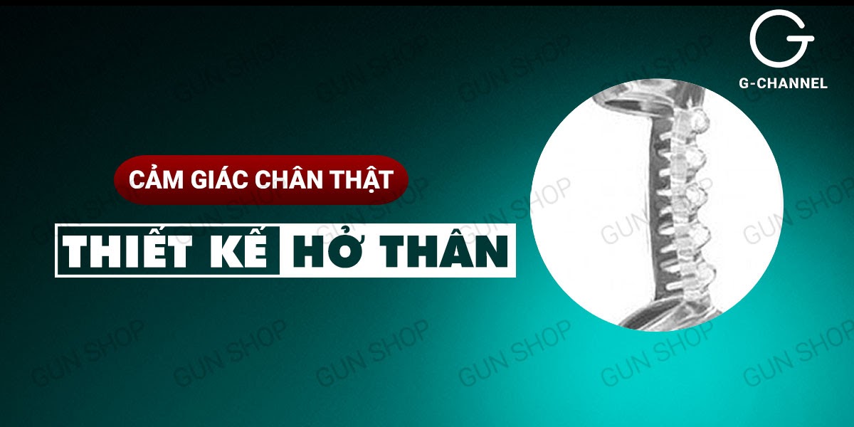 Bỏ sỉ Bao cao su đôn dên hở thân có vòng thắt chống tuột Wild Knight  tốt nhất