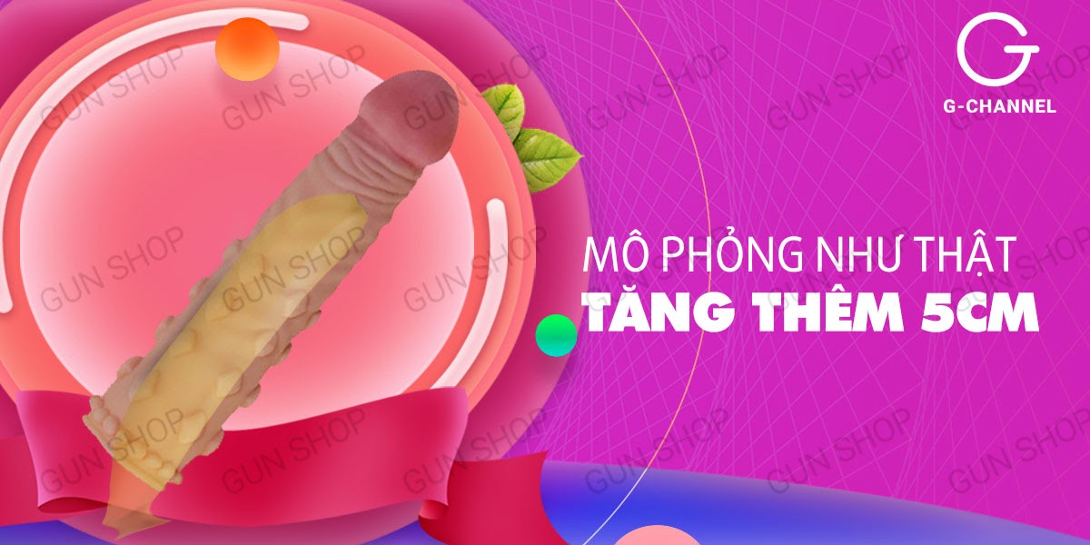 Bao cao su donden Lovetoy tăng kích thước 5cm siêu kích thích