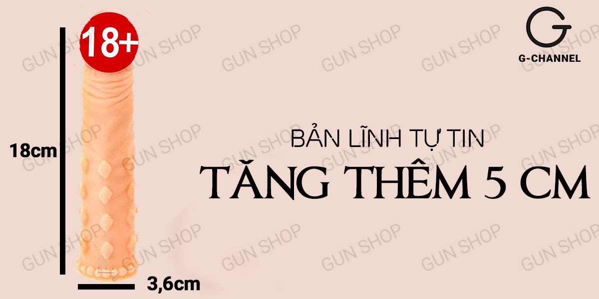 Bao cao su đôn dên Maxman tăng kích thước 2cm kích thích