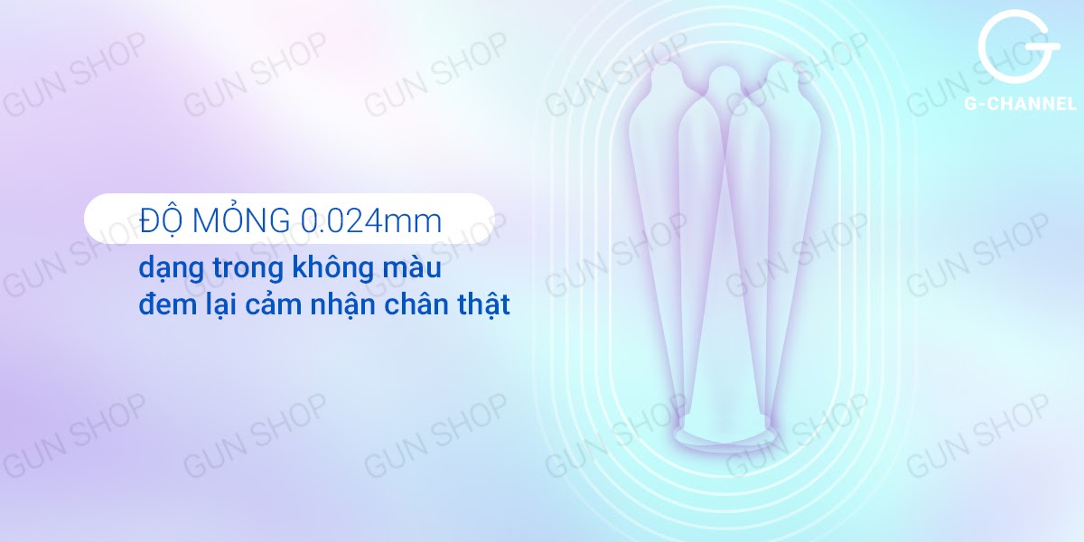 Bao cao su Durex Invisible siêu mỏng mềm mại an toàn hộp 10
